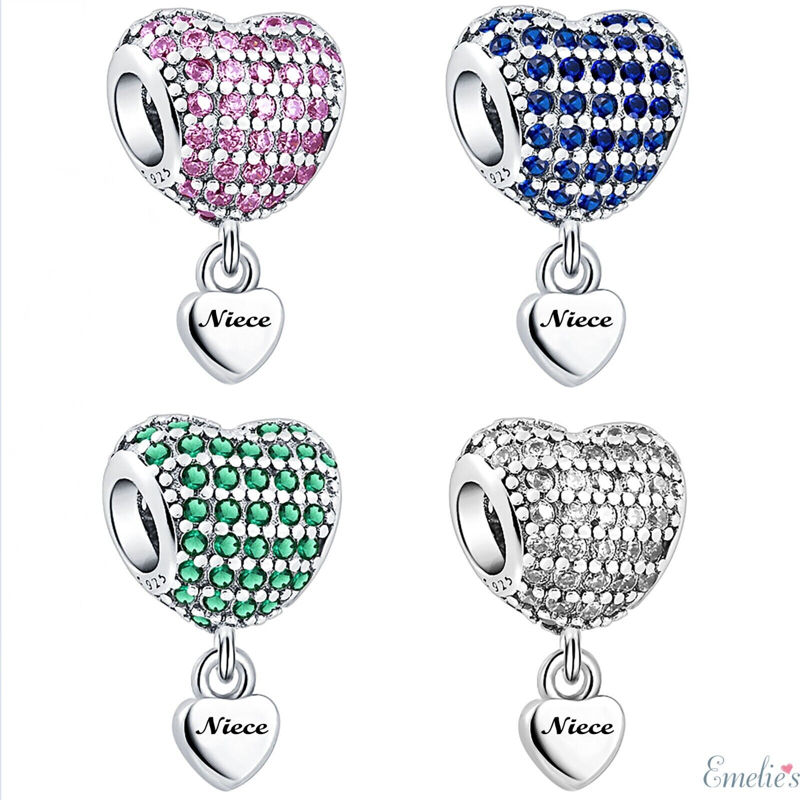 Niece Heart Pandora Charm