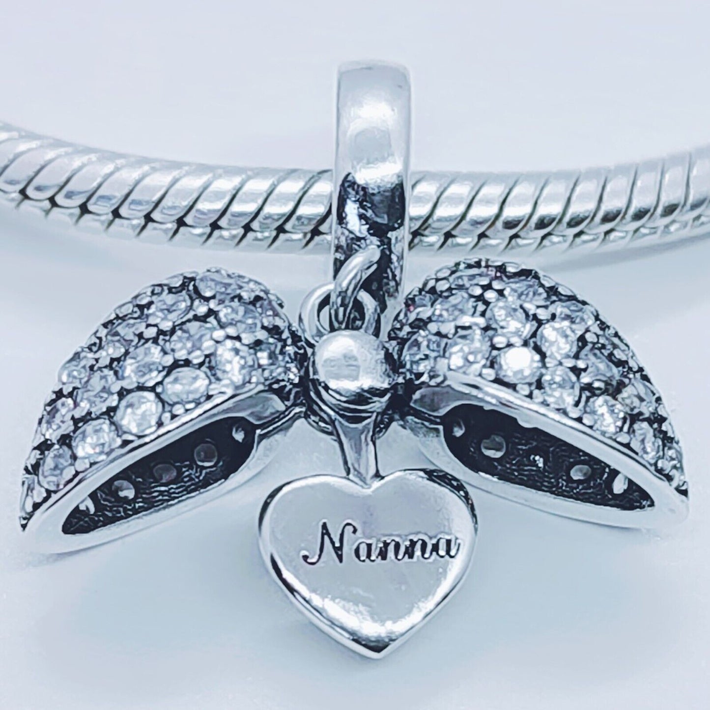 Nanna Charm for Pandora Bracelet. I Love You Charm