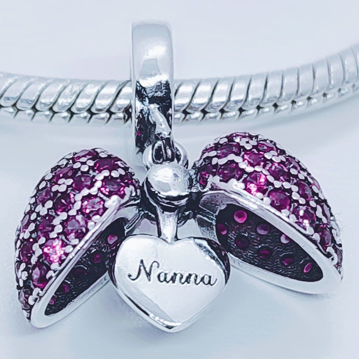 Nanna Charm for Pandora Bracelet. I Love You Charm