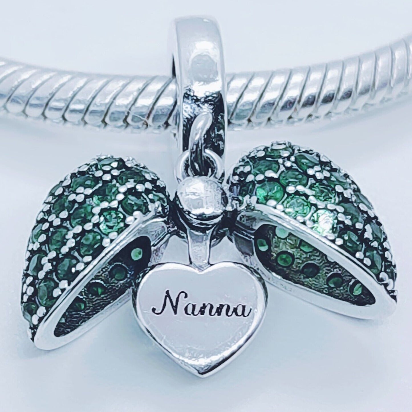 Nanna Charm for Pandora Bracelet. I Love You Charm