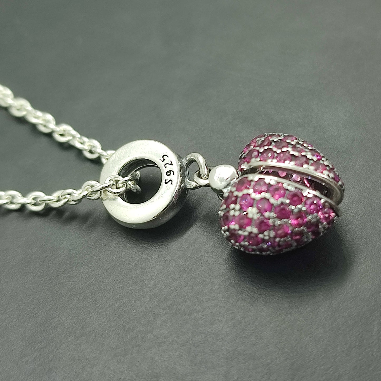 July Birthstone Necklace and Pendant. Birthstone Pendant also fits Pandora Bracelet