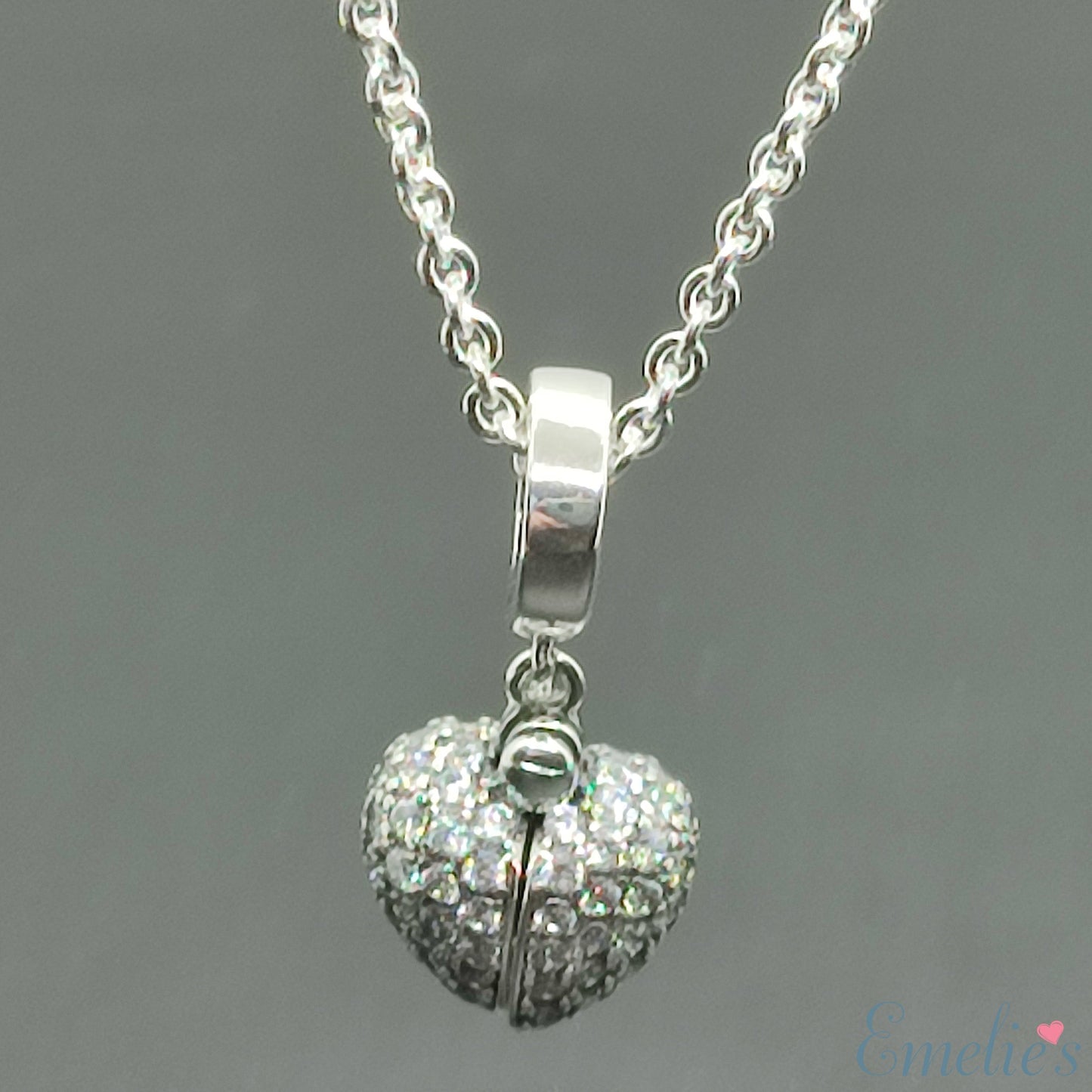 Mum I Love You Heart Necklace. Pendant also fits Pandora Bracelet.  Available in 4 colours